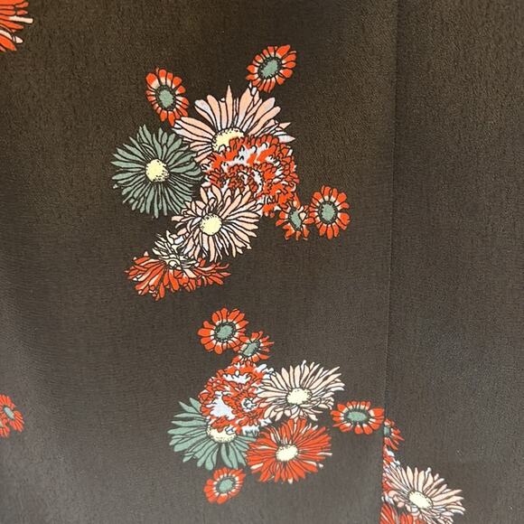 ModCloth Floral Cap Sleeve Wrap Dress Size XS - Picture 15 of 16